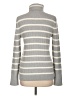 Talbots Stripes Gray Turtleneck Sweater Size L - photo 2