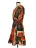 FARM Rio for Anthropologie Print Orange Casual Dress Size S - photo 5