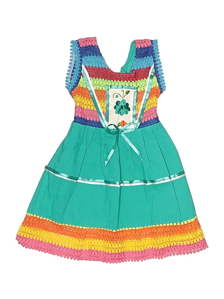 Pre-owned Unbranded Babies' Dress In Teal