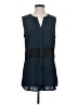 Valette 100% Polyester Blue Sleeveless Blouse Size S - photo 1