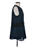 Valette 100% Polyester Blue Sleeveless Blouse Size S - photo 4