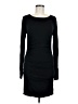 Express Solid Black Casual Dress Size M - photo 1