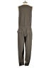 Express Solid Gray Jumpsuit Size S - photo 2