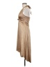 Speechless 100% Polyester Metallic Tan Cocktail Dress Size M - photo 5