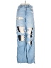 American Eagle Outfitters Graphic Blue Jeans Size 0R - photo 1