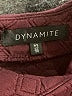Dynamite Chevron-herringbone Burgundy Cocktail Dress Size S - photo 7