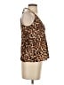 Vero Moda 100% Polyester Animal Print Brown Sleeveless Top Size XS - photo 4