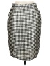 Connie Roberson 100% Polyamide Houndstooth Gray Formal Skirt Size 8 - photo 1