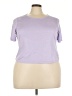 Fabletics Purple Short Sleeve T-Shirt Size 3X - photo 1