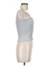 Pull&Bear Silver Sleeveless Top Size M - photo 4