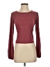 Lulus Burgundy Long Sleeve Top Size S - photo 1