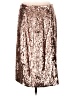 J.Crew 100% Polyester Metallic Silver Formal Skirt Size 6 - photo 2