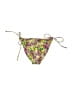 ASOS Floral Green Swimsuit Bottoms Size 8 - photo 2