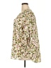 Chaus 100% Polyester Floral Ivory 3/4 Sleeve Blouse Size 2X - photo 5