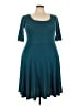 Lularoe Teal Casual Dress Size 3X - photo 1