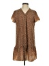Unbranded Animal Print Brown Casual Dress Size M (estimated) - photo 1