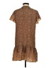 Unbranded Animal Print Brown Casual Dress Size M (estimated) - photo 2