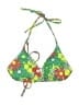 Unbranded Floral Green Swimsuit Top Size M - photo 1