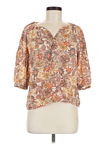 Ava Christine 3/4 Sleeve Blouse (view 1)