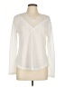 Unbranded 100% Polyester Ivory Long Sleeve Blouse Size L - photo 1