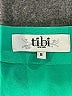 Tibi 100% Silk Green 3/4 Sleeve Silk Top Size 8 - photo 7