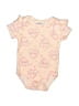 Bebe Print Ivory Short Sleeve Onesie Size 0-3 mo - photo 1