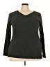 Avenue 100% Acrylic Gray Pullover Sweater Size 3X Plus - photo 1