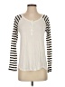 Splendid Ivory Long Sleeve Henley Size XS - photo 1