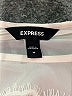 Express 100% Polyester Ivory Long Sleeve Blouse Size M - photo 7