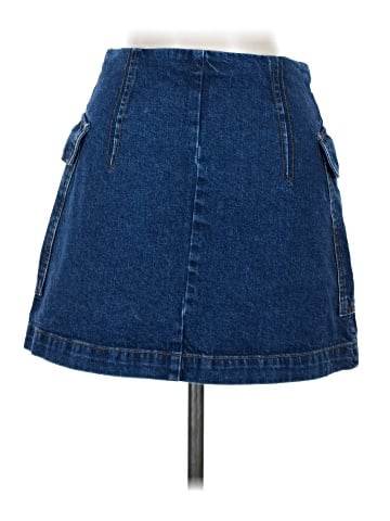 Topshop Denim Skirt (view 2)