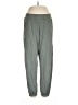Lou & Grey Solid Gray Track Pants Size L - photo 1