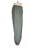 Lou & Grey Solid Gray Track Pants Size L - photo 4