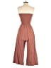 Grade & Gather Solid Brown Jumpsuit Size S - photo 2