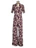 Blue Rain 100% Rayon Floral Purple Jumpsuit Size S - photo 2