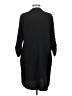Lush Solid Black Casual Dress Size S - photo 2