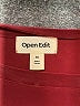 Open Edit Solid Burgundy Casual Dress Size M - photo 7