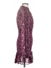 Aqua Paisley Purple Cocktail Dress Size XS - photo 4