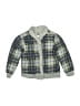 Tea 100% Cotton Plaid Green Cardigan Size 3 - photo 1
