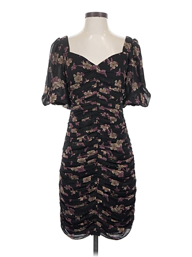 Pre-owned Open Edit Cocktail Dress In Black