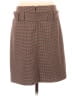 W by Worth Houndstooth Brown Casual Skirt Size 4 - photo 2