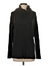 Bordeaux Solid Gray Black Turtleneck Sweater Size XS - photo 1