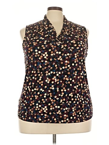 Anne Klein Sleeveless Blouse (view 1)