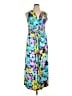 IMAN Tropical Blue Casual Dress Size XL (petite) - photo 1