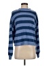 Shein 100% Acrylic Stripes Blue Pullover Sweater Size 2 - photo 1