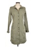 J.Jill Green Trenchcoat Size 8 Petite - photo 1
