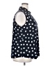 Anne Klein Polka Dots Black Sleeveless Blouse Size 2X - photo 4