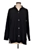 Nina Leonard Black Long Sleeve Button-Down Shirt Size L - photo 1