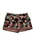 By & By Floral Black Shorts Size L - photo 1