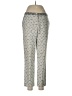 Cotélac Print Ivory Gray Casual Pants Size Med (2) - photo 1