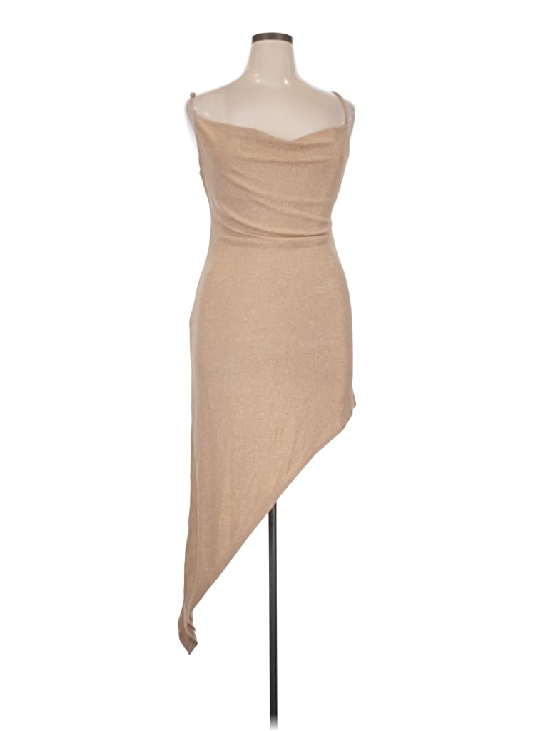 Pre-owned Forever 21 Cocktail Dress In Tan